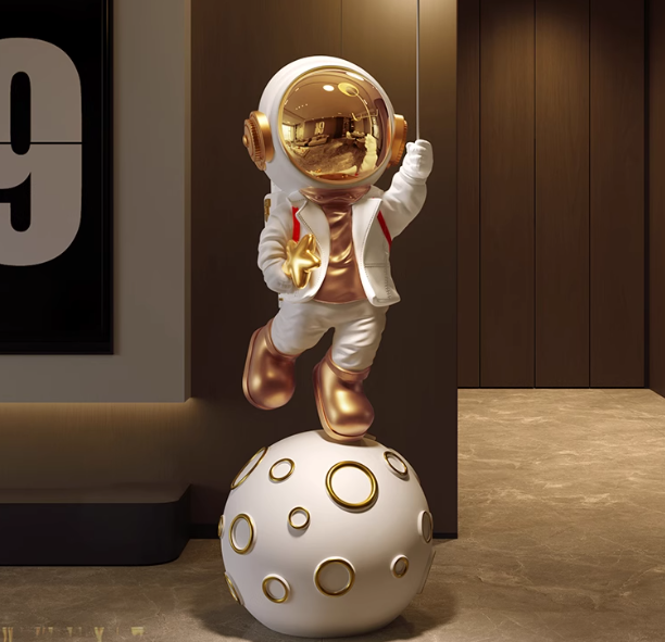 太空人擺件（大號(hào)輕奢高級(jí)感滿慢）點(diǎn)亮家居的潮趣色彩宇宙-第2張圖片-文巢好物